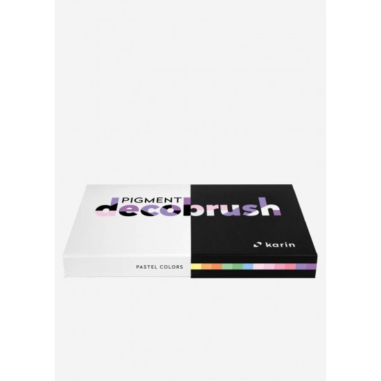 Karin Pastel Colors Collection 12 colors Pigment Decobrush